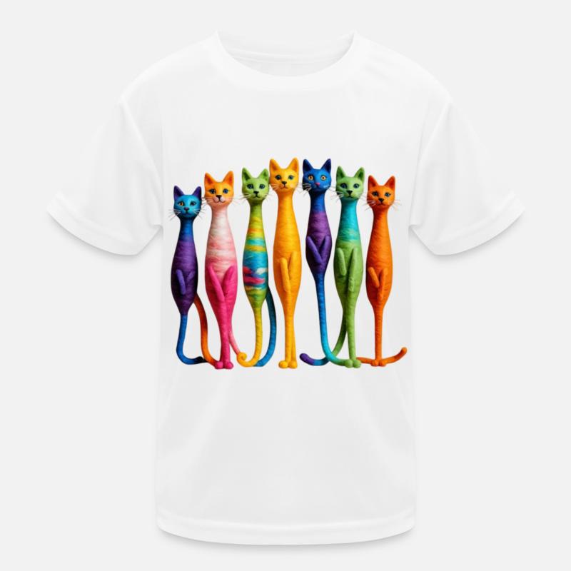 Cat Kids Functional T-Shirt