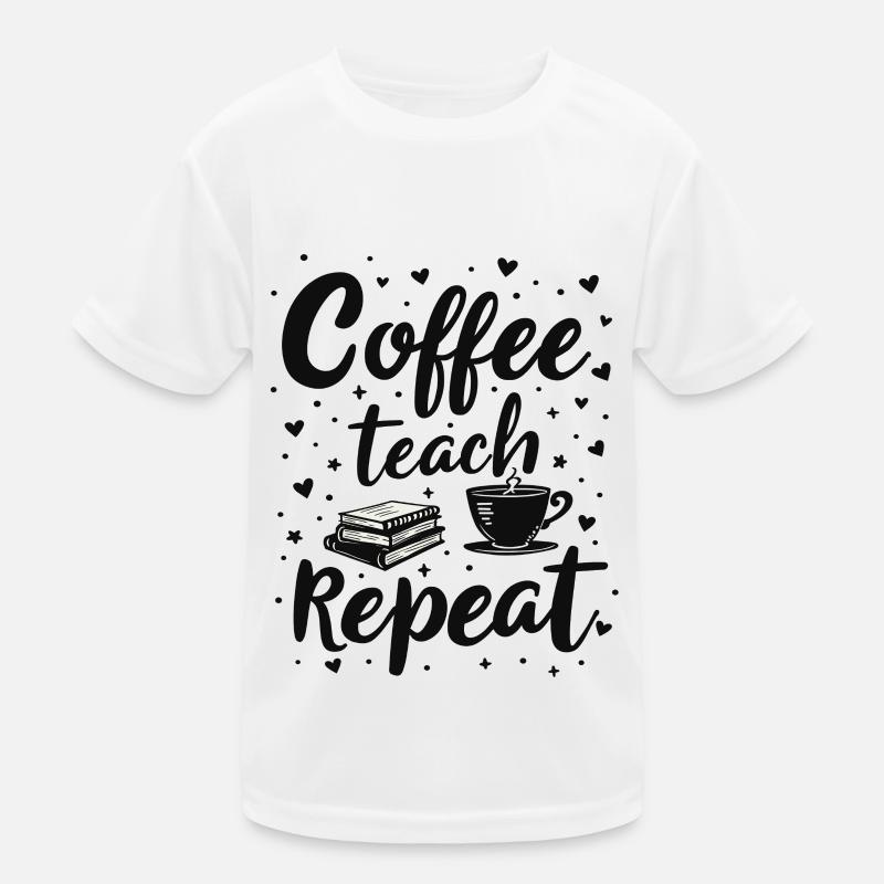 CoffeeTeach Repeat – Formation des formateurs d’enseignants T-shirt sport Enfant