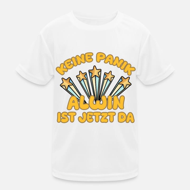 Vorname Alwin Kinder Funktions-T-Shirt