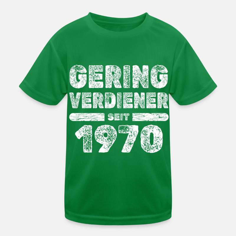 Né en 1970 T-shirt sport Enfant