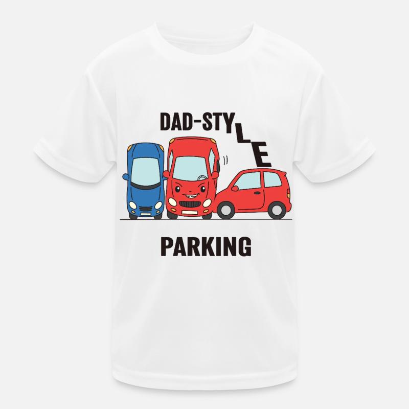 Daddy-style parking Kids Functional T-Shirt