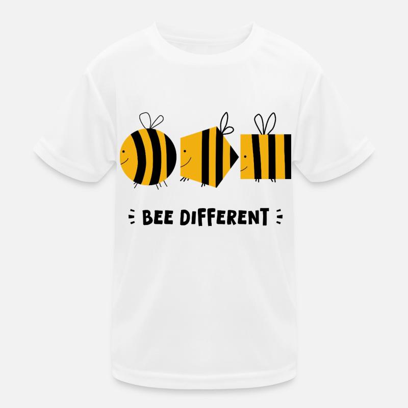 Bee Different – Bee Doodle unique, art ludique T-shirt sport Enfant