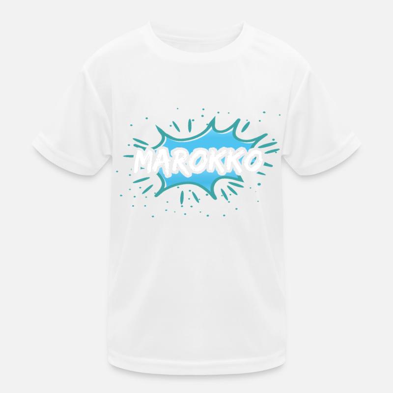 Marokko Kinder Funktions-T-Shirt