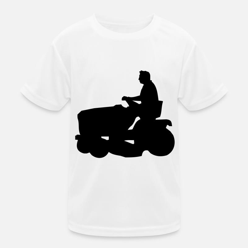 riding mower Kinder Funktions-T-Shirt