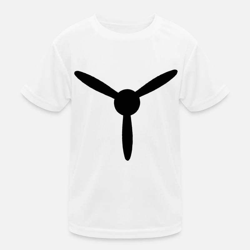 3 blade propeller 1 colour Kids Functional T-Shirt