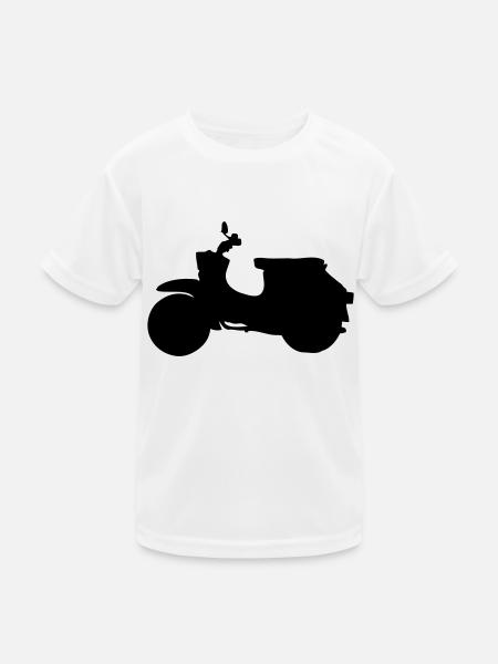 swallow profile - Kids Functional T-Shirt - white - Front