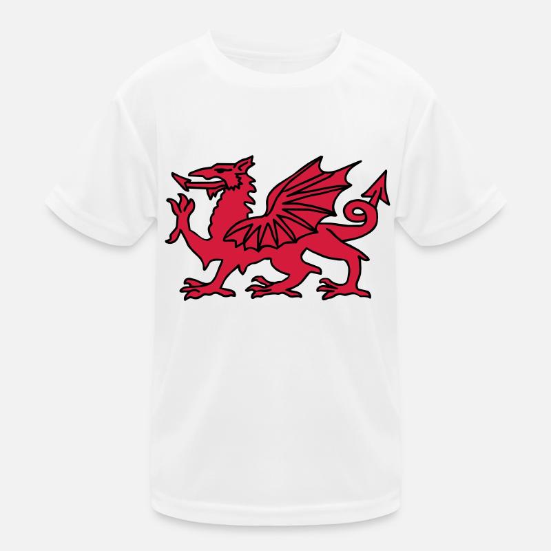 Waliser Drache Kinder Funktions-T-Shirt