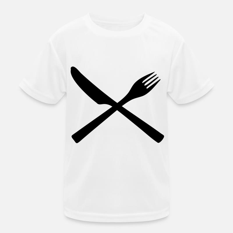 Koch - Besteck - Messer - Gabel Kinder Funktions-T-Shirt
