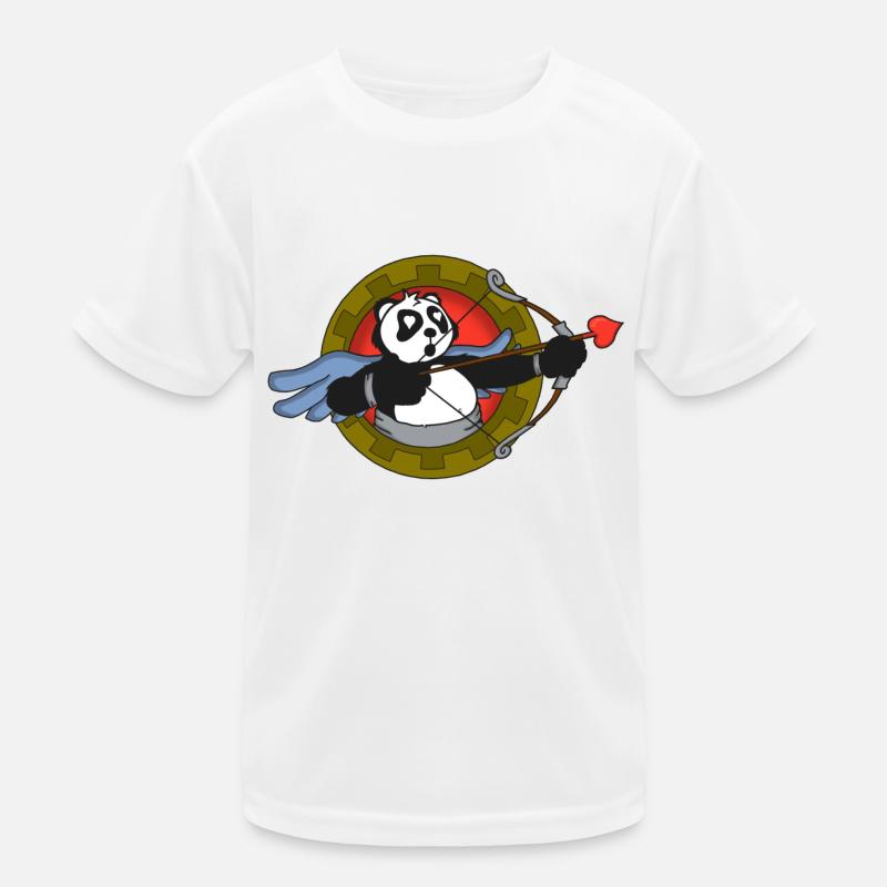 Cupid's Panda Kids Functional T-Shirt
