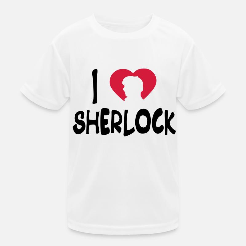j'aime sherlock T-shirt sport Enfant