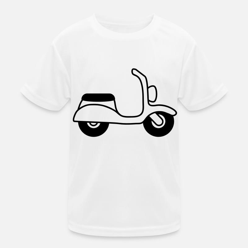 Moped Kinder Funktions-T-Shirt