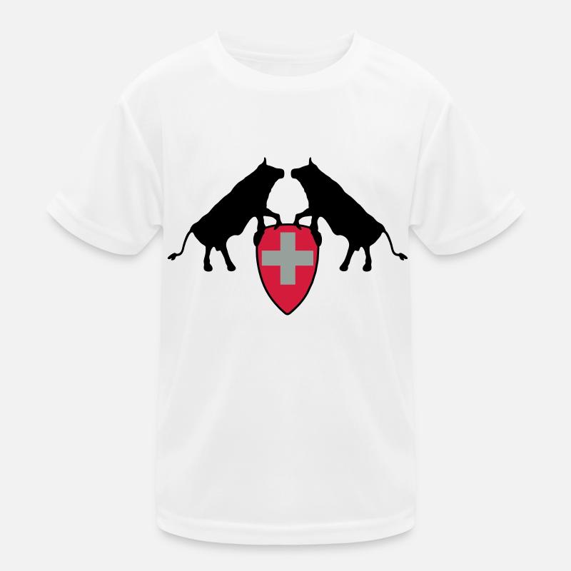 schweiz Kinder Funktions-T-Shirt