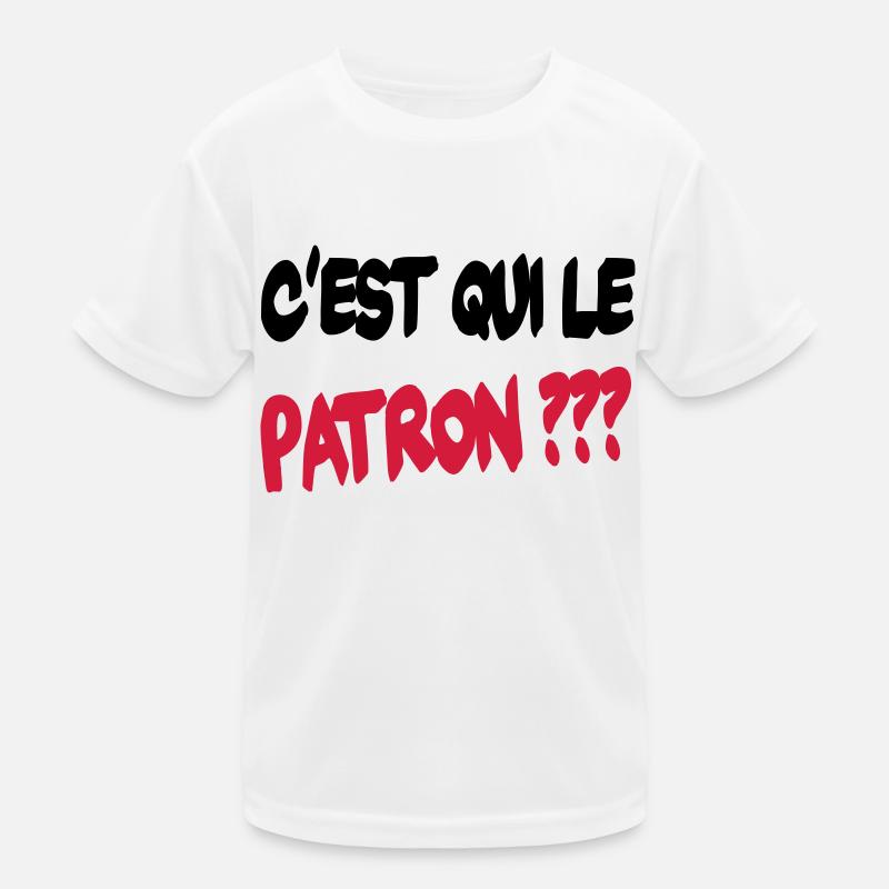 C'est qui le patron ? Kids Functional T-Shirt