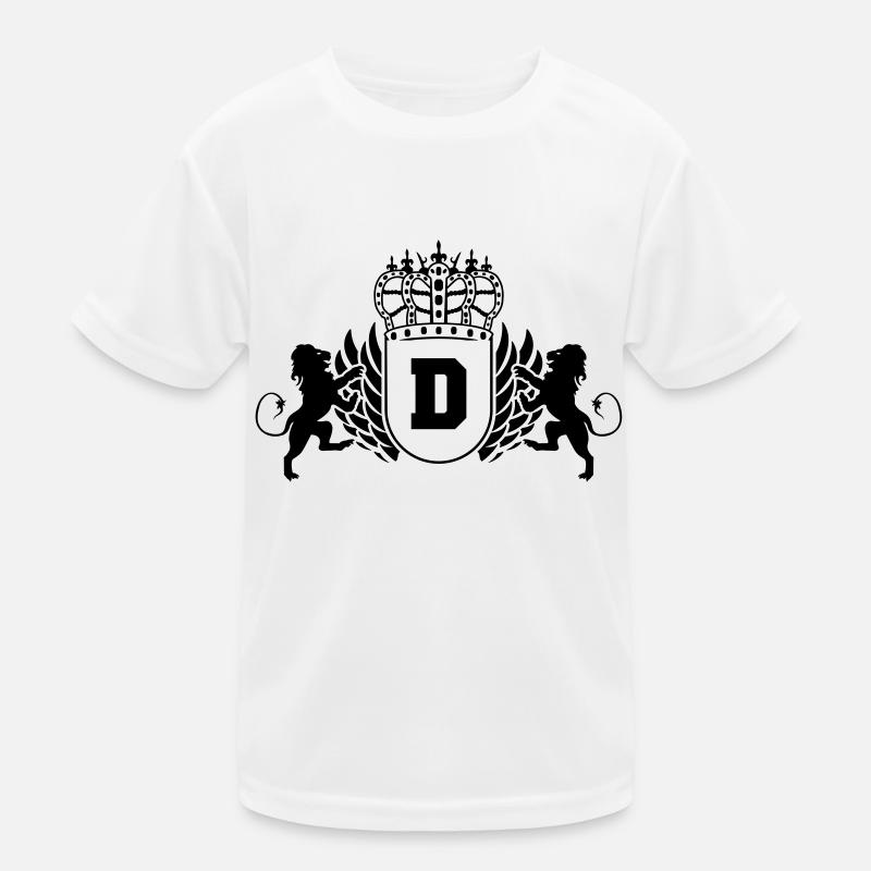 d - Kinder Funktions-T-Shirt - Weiß