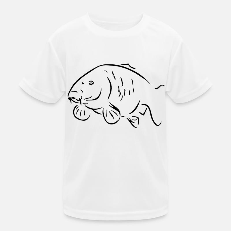 Karpfen Kinder Funktions-T-Shirt