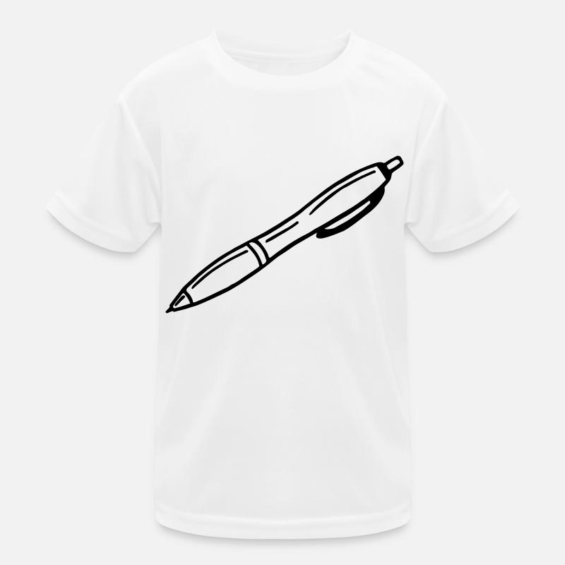 Kugelschreiber Kinder Funktions-T-Shirt