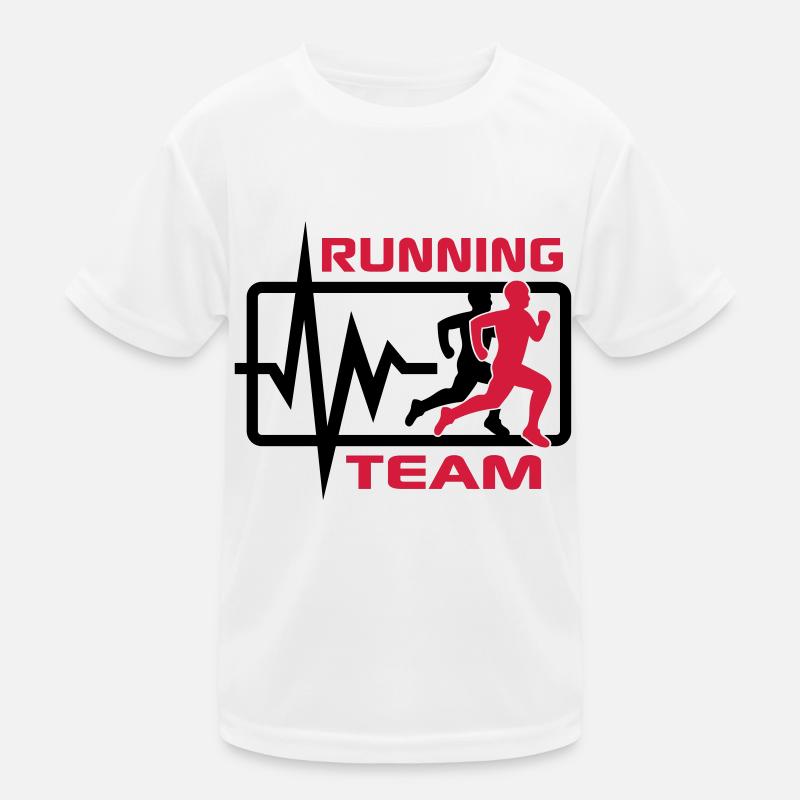Running Team - T-shirt sport Enfant - blanc