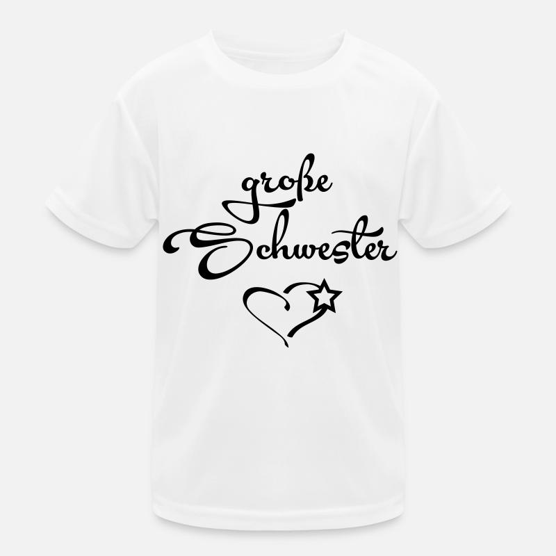 Große Schwester Kinder Funktions-T-Shirt