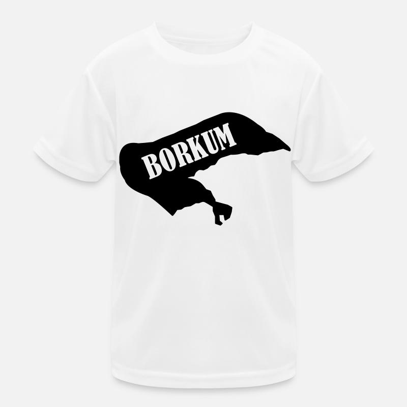 borkum_insel Kinder Funktions-T-Shirt