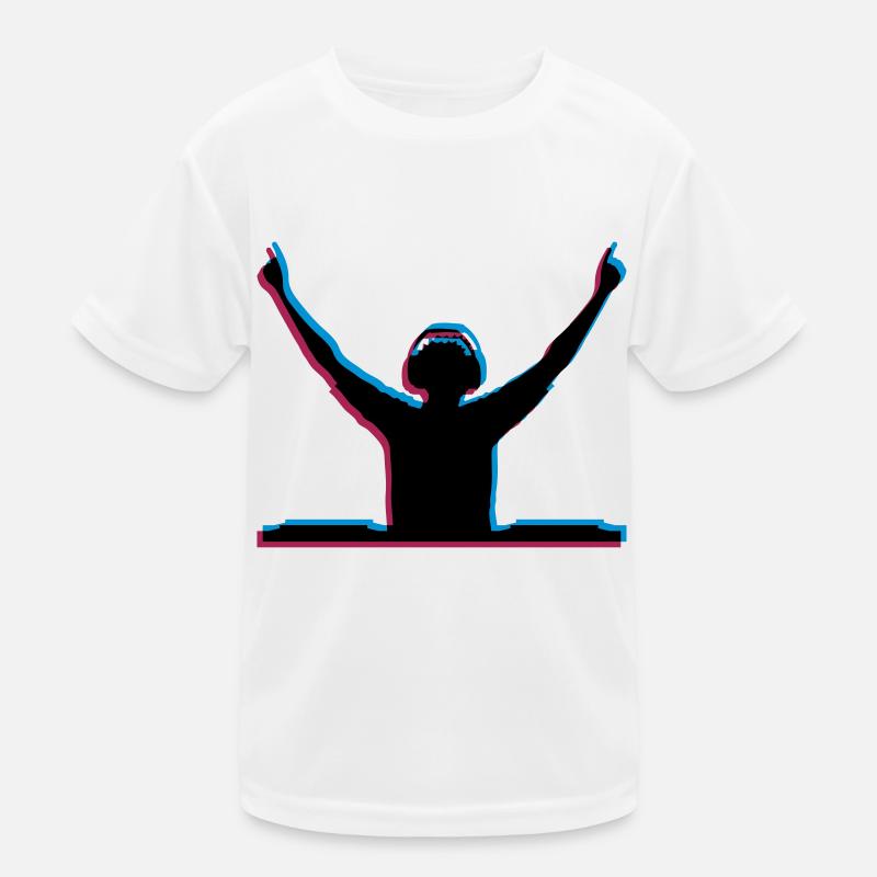3D effect DJ Kids Functional T-Shirt