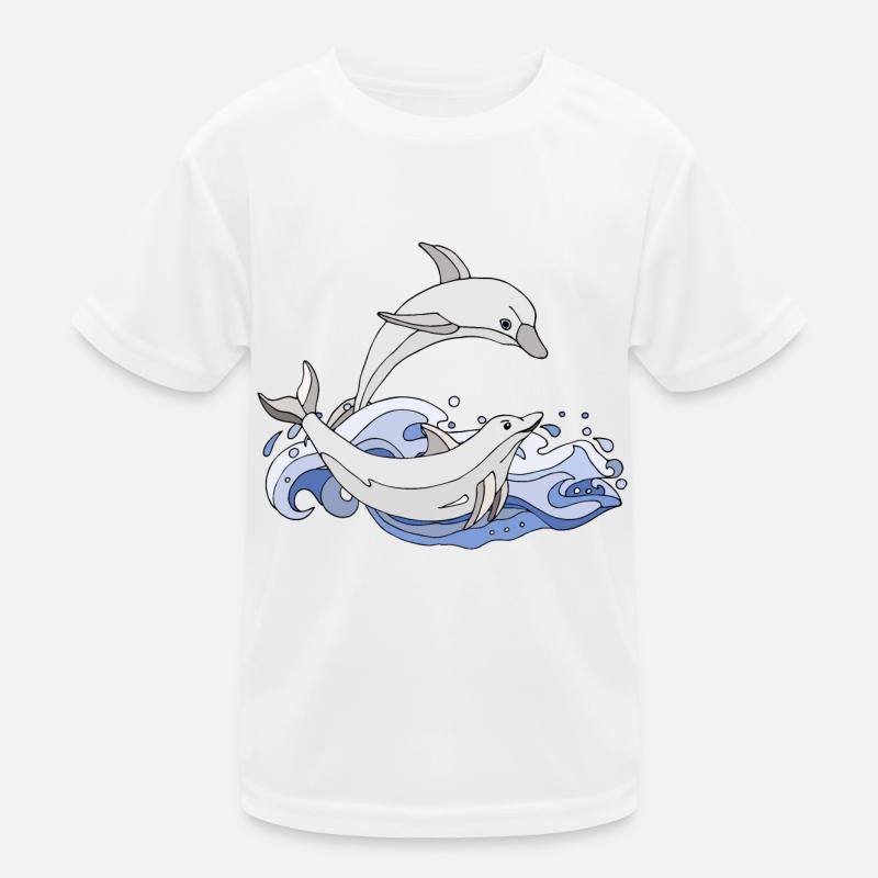 Dolphins Kinder Funktions-T-Shirt