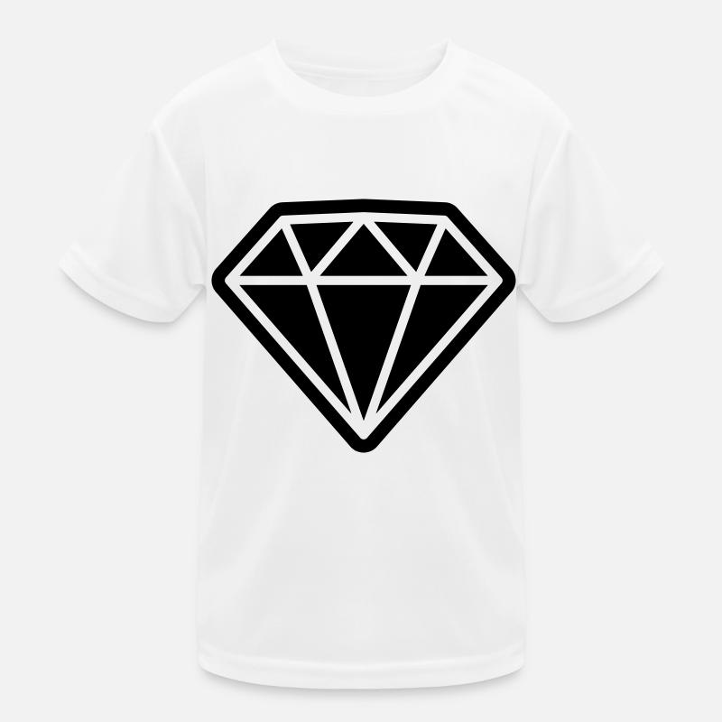 Diamond icon Kids Functional T-Shirt