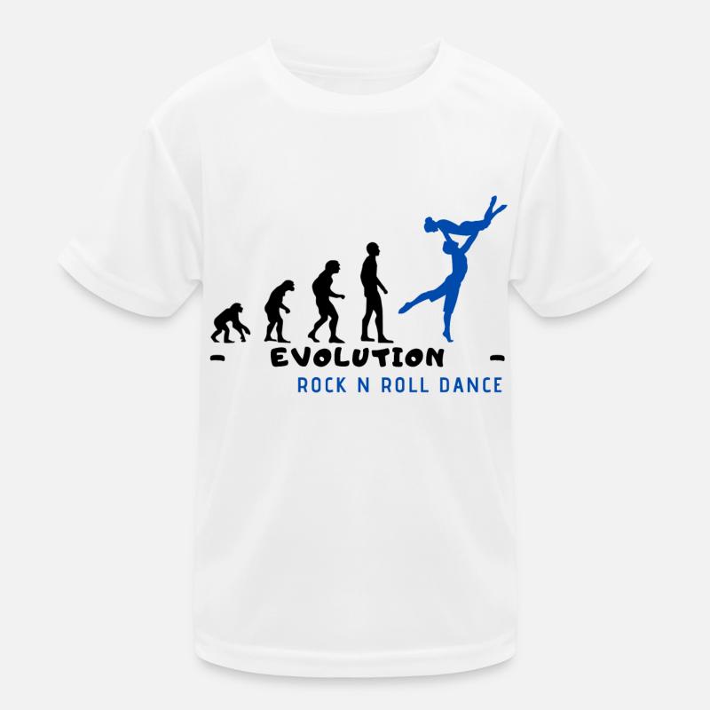Evolution Rock n Roll Dance Black Kinder Funktions-T-Shirt