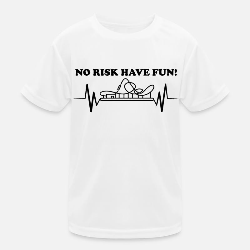 Rollercoaster Achterbahn Kinder Funktions-T-Shirt