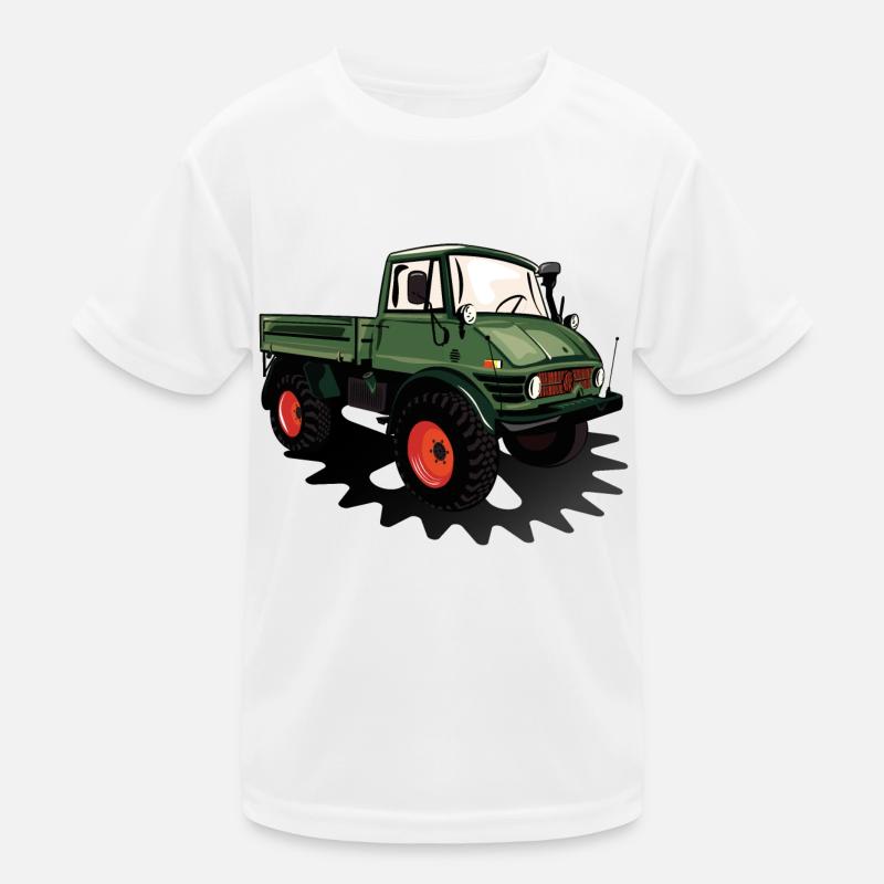 Unimog - Oldtimer - Offroad - Universal motor device Kids Functional T-Shirt