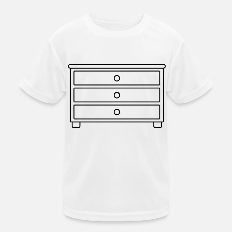 Tiroirs de meubles Commode Design T-shirt sport Enfant
