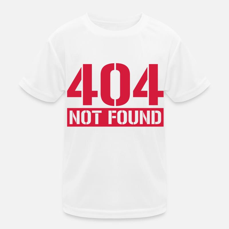 Message 404 introuvable T-shirt sport Enfant