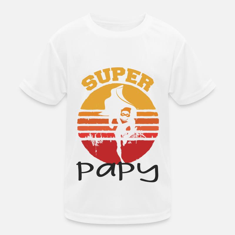 Super papy T-shirt sport Enfant