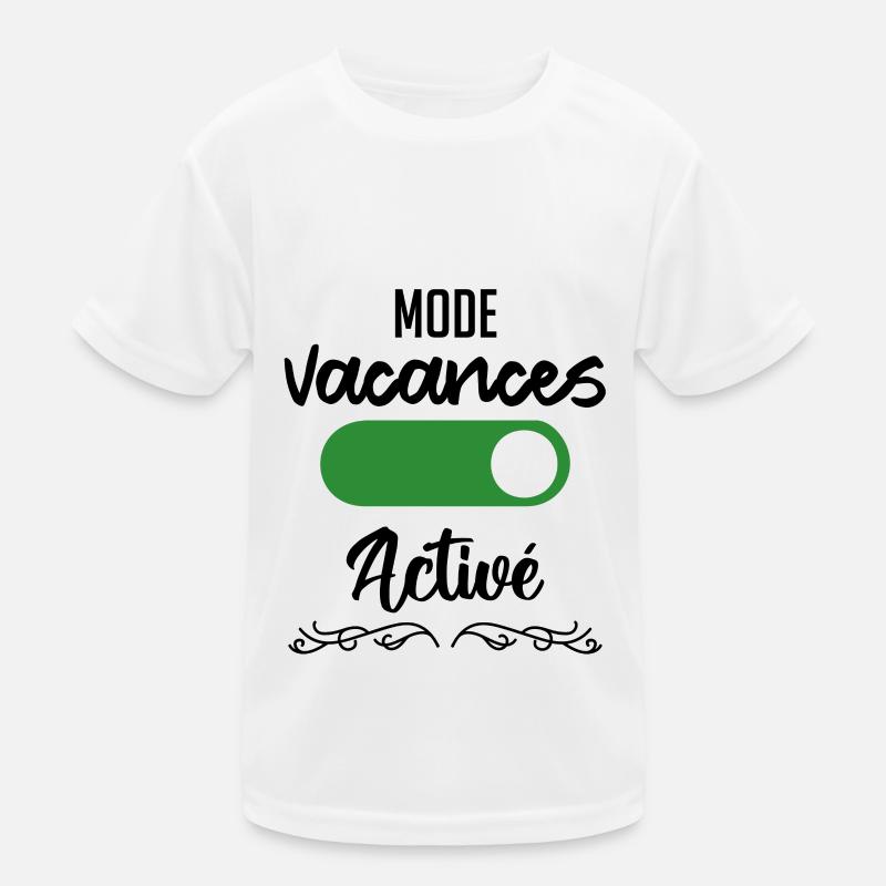 mode vacances activé T-shirt sport Enfant