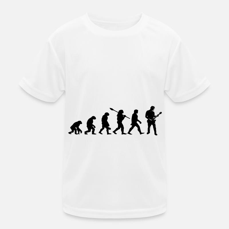 evolution guitariste T-shirt sport Enfant