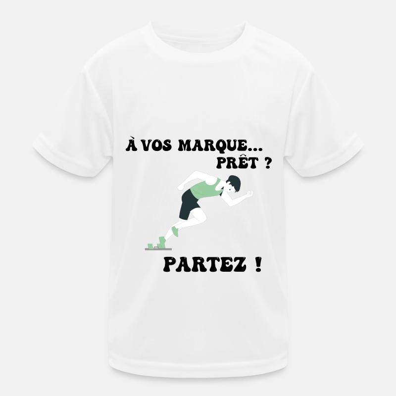 À vos marques.. Prêts? Partez! T-shirt sport Enfant