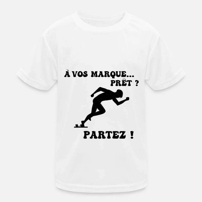 À vos marques.. Prêts? Partez! T-shirt sport Enfant