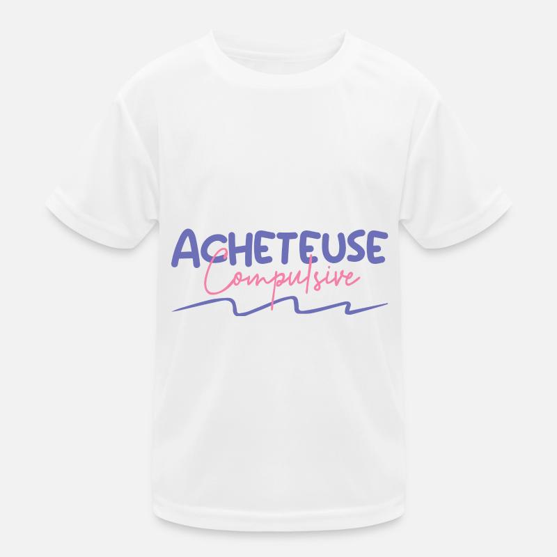 Acheteuse compulsive T-shirt sport Enfant