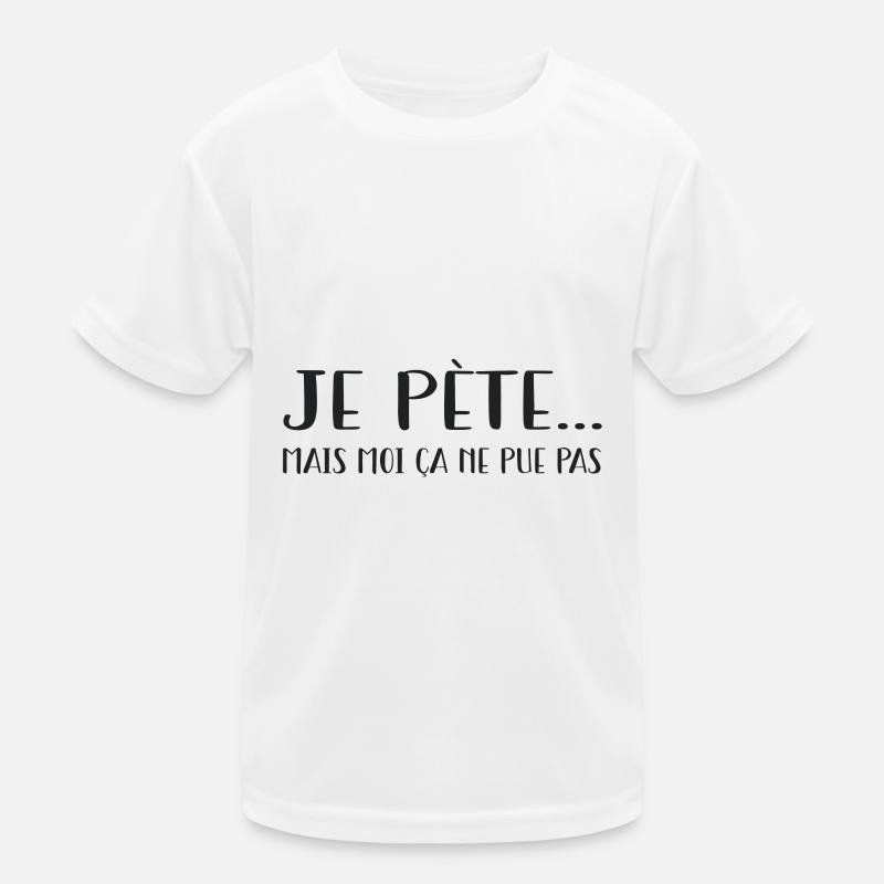 je pète mais moi ça ne pue pas T-shirt sport Enfant