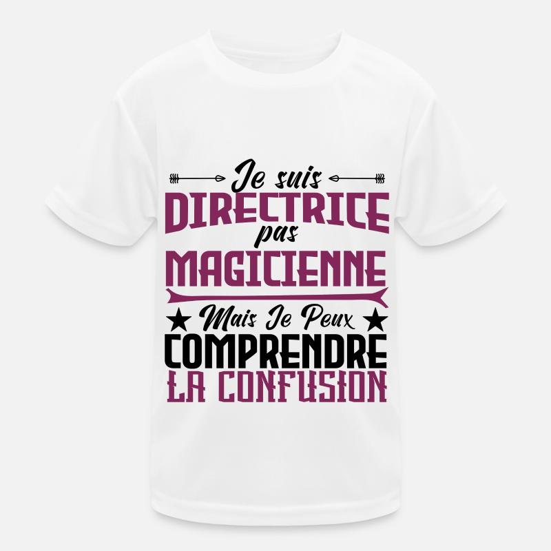 je suis Directrice pas magicien T-shirt sport Enfant