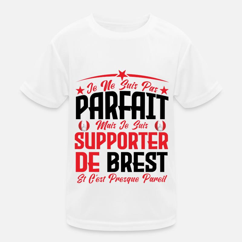 je ne suis pas parfait, supporteur de Brest. T-shirt sport Enfant