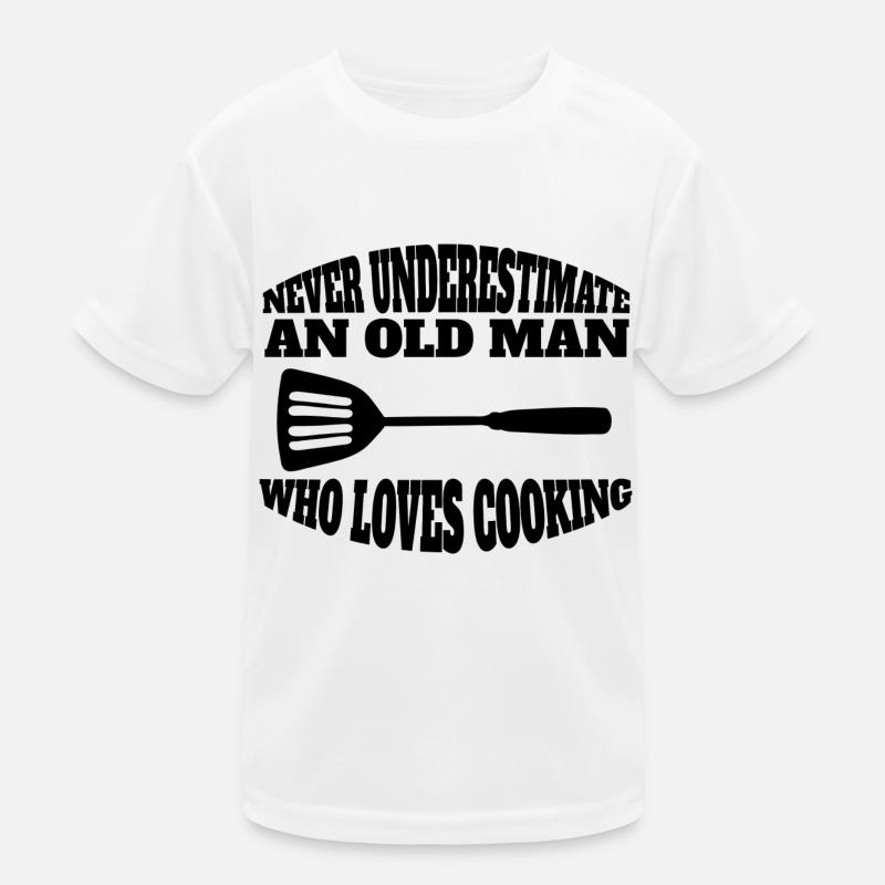 Cooking Funny Bakers Gift Hobby Chef Chef Kids Functional T-Shirt