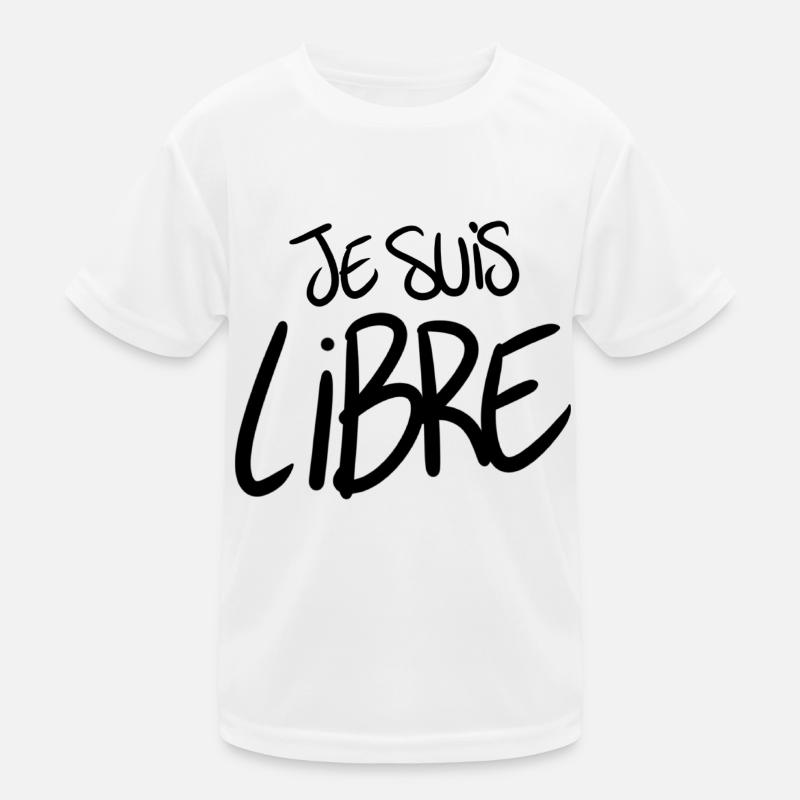 je suis libre T-shirt sport Enfant