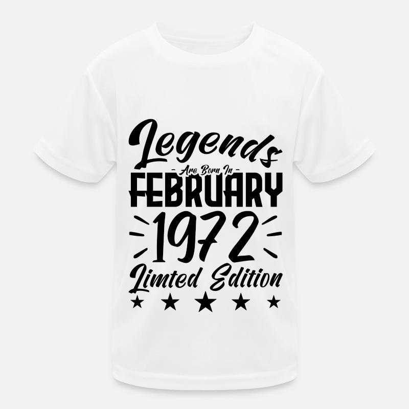 Geboren 1972. Geburtstagsgeschenk. Kinder Funktions-T-Shirt