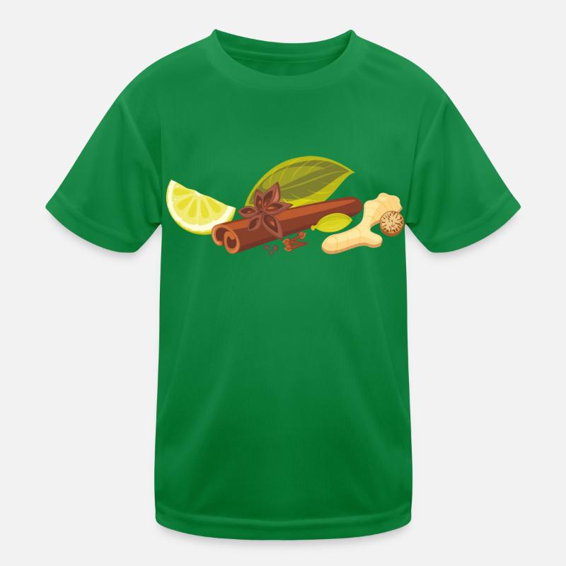 Spices for masala tea Kids Functional T-Shirt