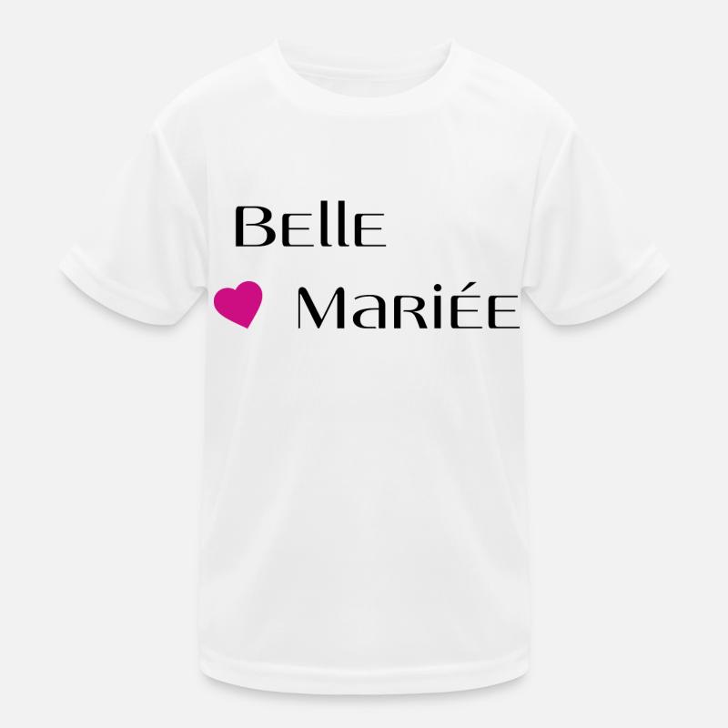 Belle mariée T-shirt sport Enfant