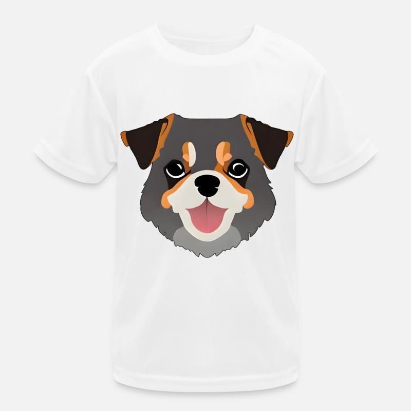 Chien mignon T-shirt sport Enfant