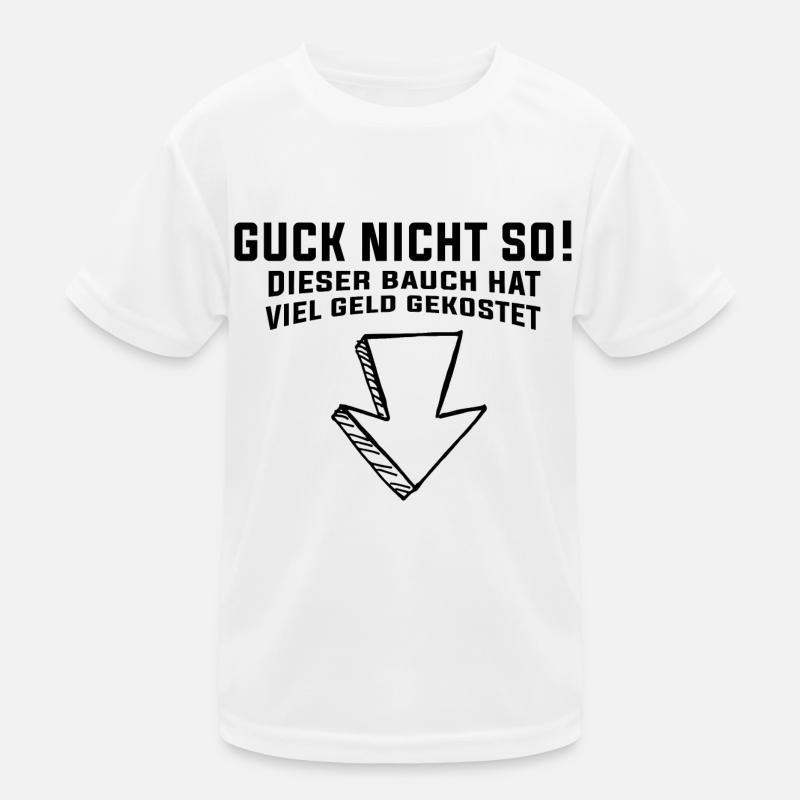 Lustiger Spruch Witzig Humor Geschenkidee - Kinder Funktions-T-Shirt - Weiß