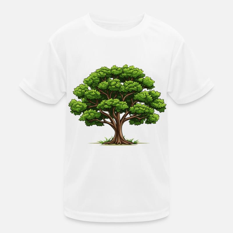 Deciduous tree - nature conservation Kids Functional T-Shirt