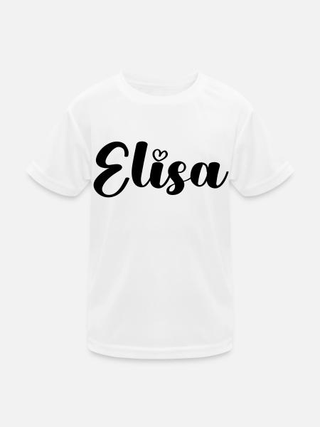 TEST ELISA - T-shirt sport Enfant - blanc - Devant
