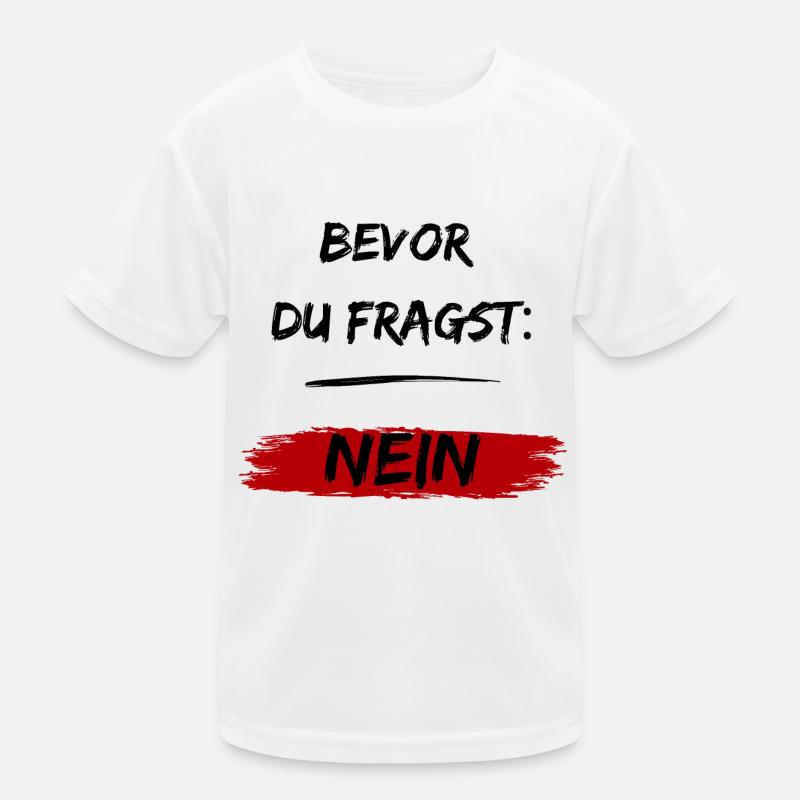 Avant que vous ne posiez la question : NON ! T-shirt sport Enfant